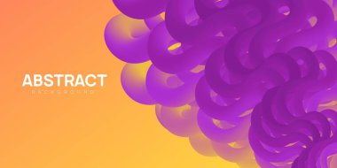 Turuncu ve mor renklerde trendy renkli soyut arka plan.