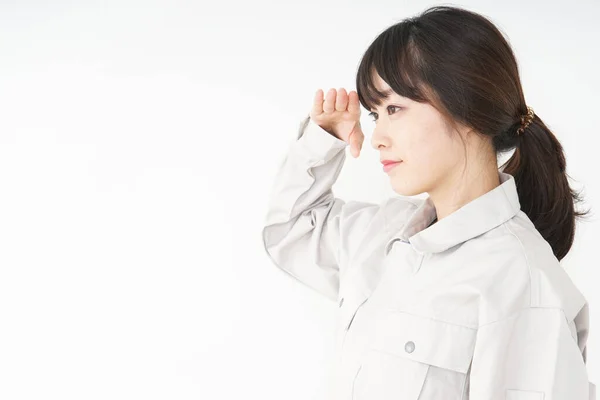 Businesswoman Working Uniform — Stock Photo, Image