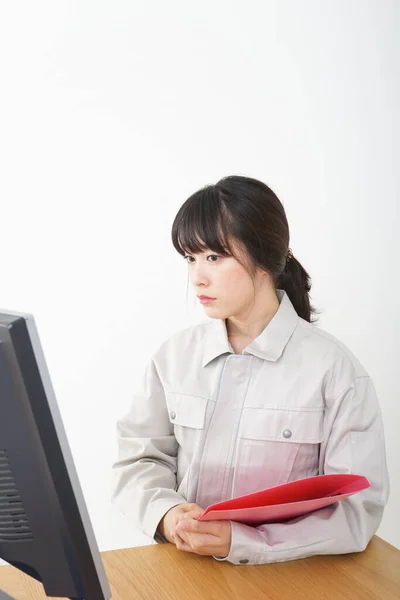 Geschäftsfrau Uniform — Stockfoto