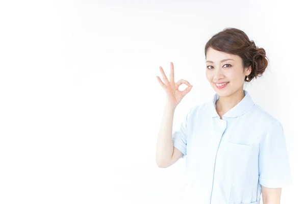 Enfermera Joven Uniforme — Foto de Stock