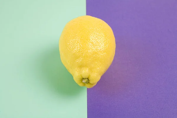 Limão cor mínima — Fotografia de Stock