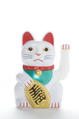 Maneki-neko beyaz