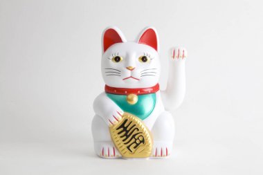 Maneki-neko beyaz