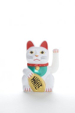 Maneki-neko beyaz