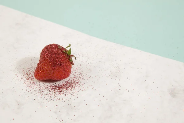 예쁜 딸기 스팽글 — 스톡 사진