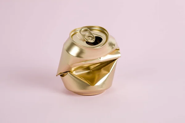 crushed gold can
