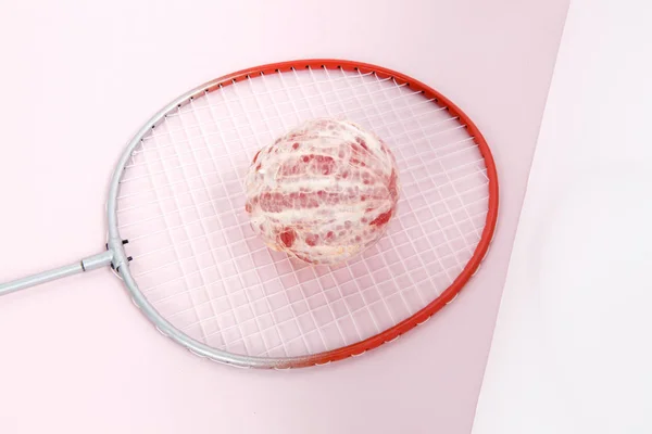 Racket grapefruit — Stock Photo, Image