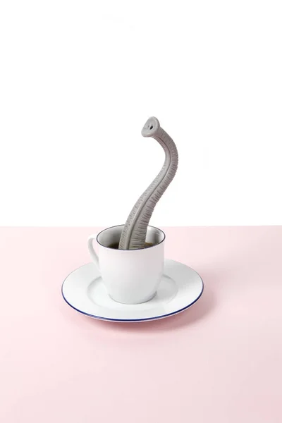 Elephant cup white — Stock Photo, Image