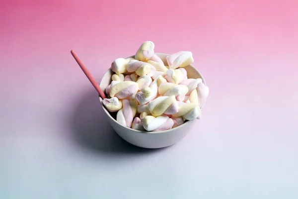 Marshmallow arco-íris — Fotografia de Stock