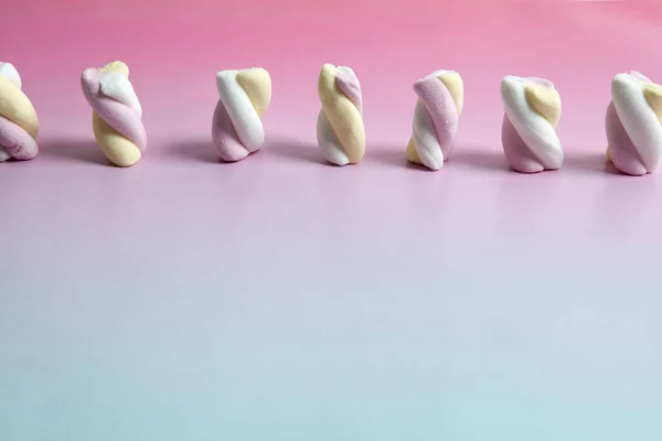 Marshmallow arco-íris — Fotografia de Stock