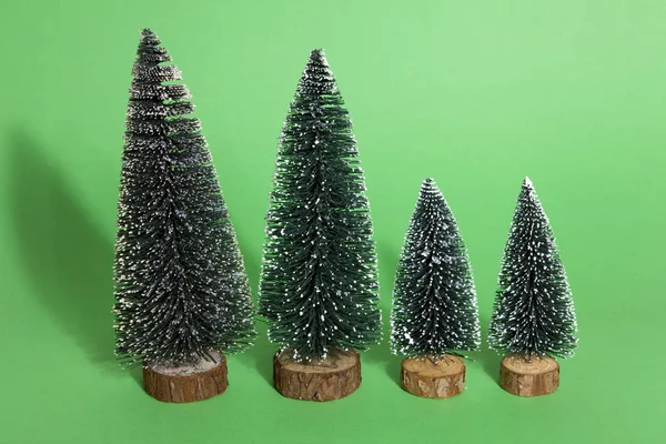 Aligned firs — Stock Photo, Image