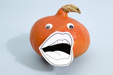pumpkin mouth clipart