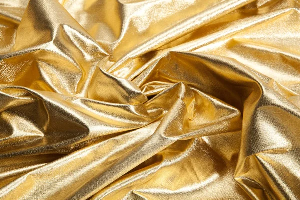 Pattern gold fabric waves Stock Picture