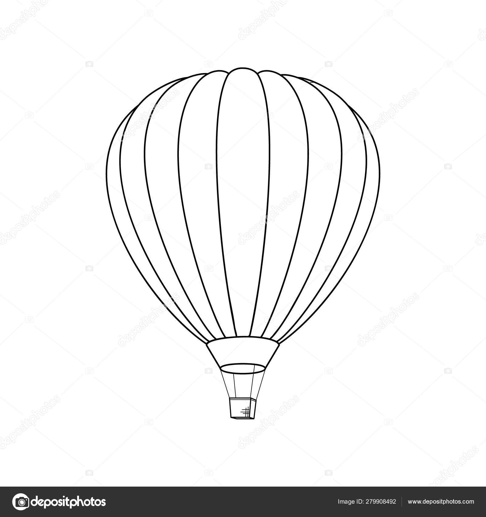 Icono de Air Ballon Vector de stock #279908492 de ©Marinekas, image size:1600x1700