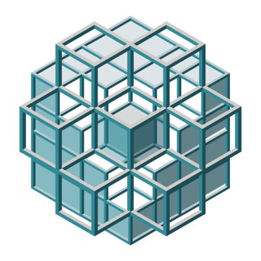 Blok Zincir Şekilleri olan poster 