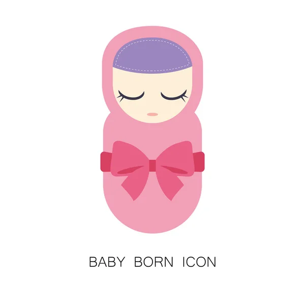 Icona neonata — Vettoriale Stock
