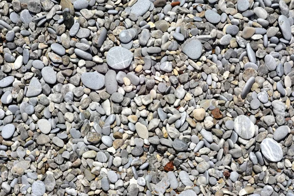白色和灰色平坦光滑的海石头的纹理 — 图库照片