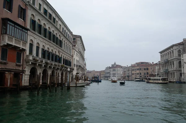 Vista del Gran Canal en Venecia, Italia. — Foto de Stock