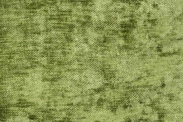 布張りの緑色の生地の質感。家具の抽象的な材料パターン。グランジビリッドテキスタイルの背景。スペース テクスチャ — ストック写真