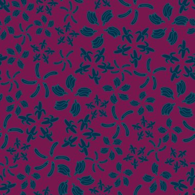 Çiçek aranjmanlı, dikdörtgen desenli güzel mor muzlar