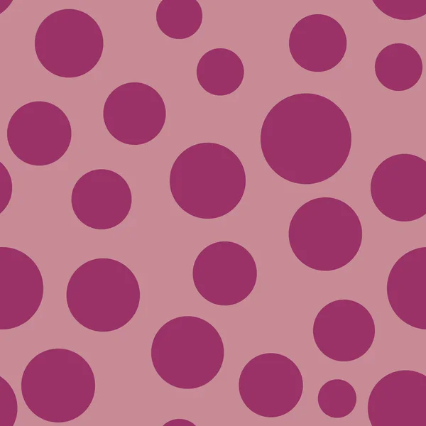 Vector círculos geométricos rosa sin costuras repetir fondo — Vector de stock