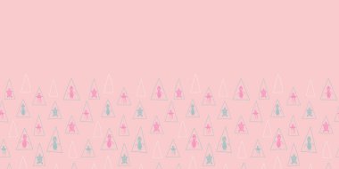 Vektör pastel yatay sınırsız desen arkaplanı