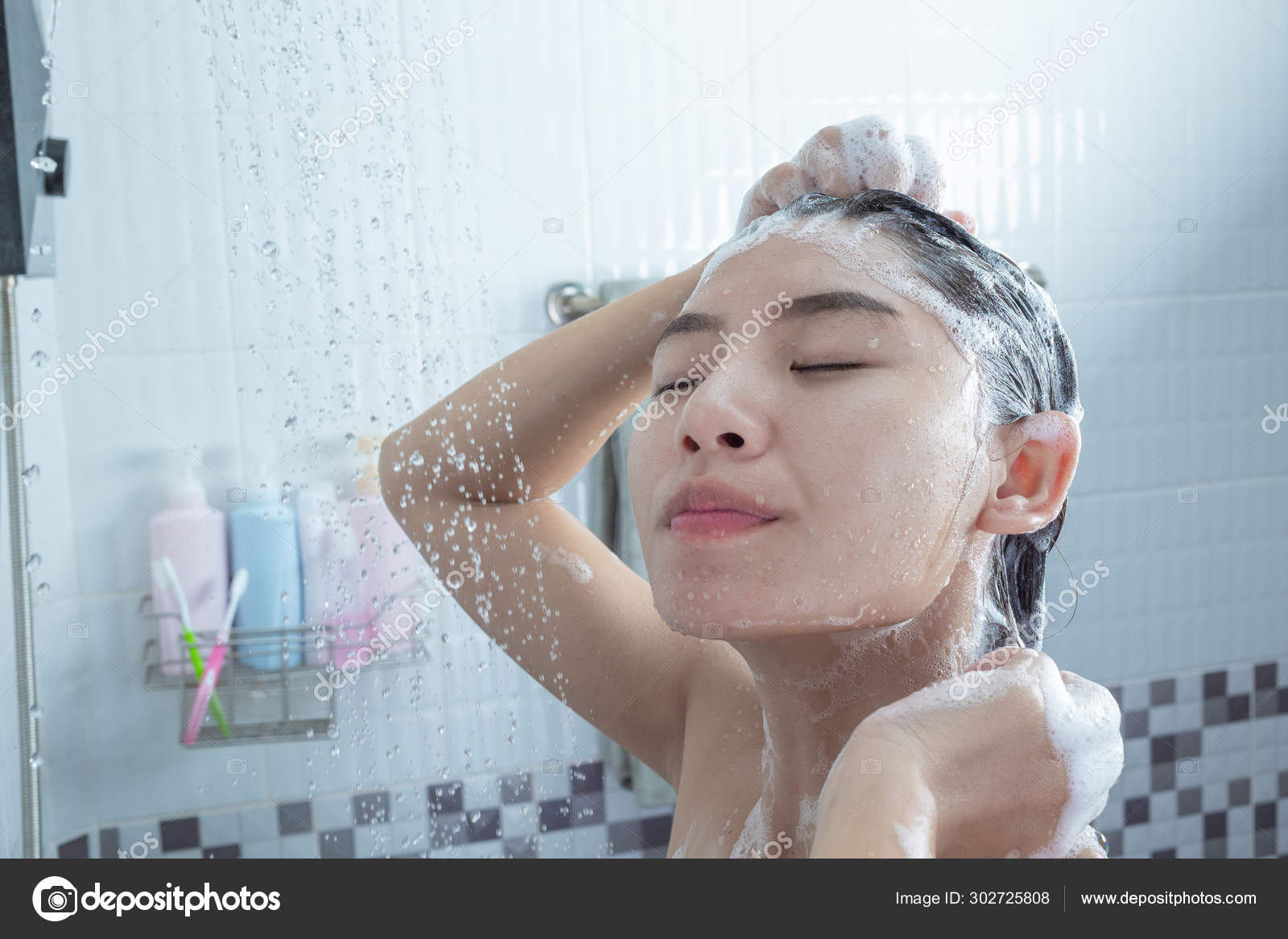 Asian Girls Shower