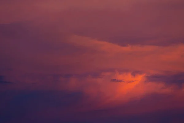 Sunset Sky Pink Light Beautiful Clouds — Foto de Stock