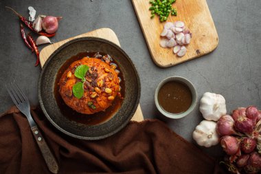 Tatlı balık soslu tatlı Krathon Tayland çerezi.