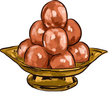 Idli Vector illüstrasyon değiştirilebilir ve harcanabilir