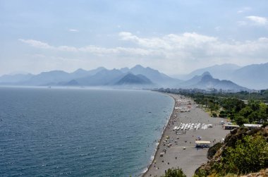 Antalya, Türkiye - 26 Temmuz 2019 Antalya'da Yatç Limanı limanı,