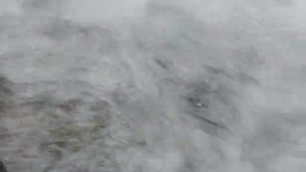 Чиста Природна Вода Гірському Потоці — стокове відео