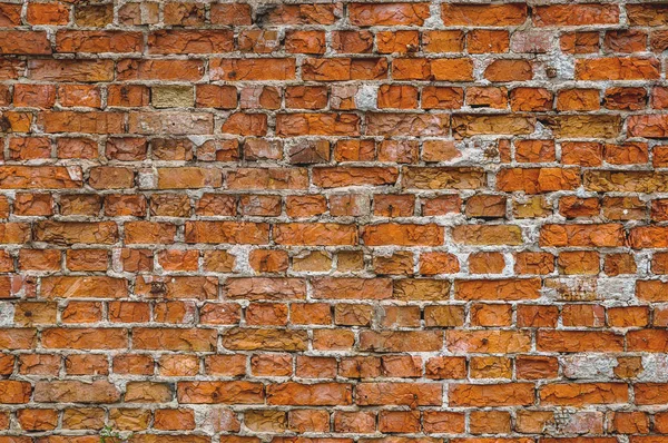   Eski kırmızı tuğladan duvar, alçısız. Sony Slt-A37 fotoğraf makinesi ile bulutlu havalarda gün boyunca çekildi.                             