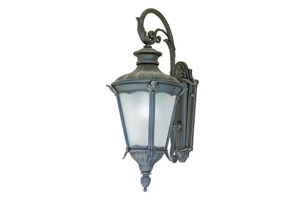 Gün ışığında duvar lambası. Kiev sokaklarında alınan.