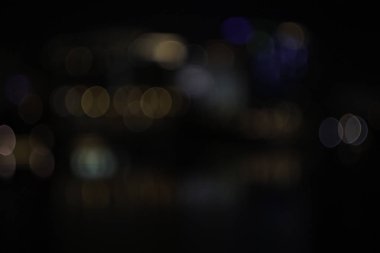 gece aydınlatma bulanık veya bokeh görüntü
