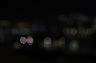 gece aydınlatma bulanık veya bokeh görüntü
