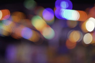 bulanık renkli bokeh ışıkları defokus 