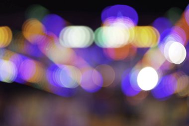 bulanık renkli bokeh ışıkları defokus 