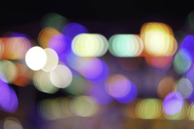 bulanık renkli bokeh ışıkları defokus 