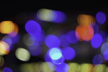bulanık renkli bokeh ışıkları defokus 