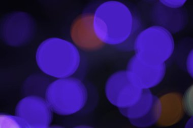 gece bulanık renkli parlak bokeh ışıkları bulanık 