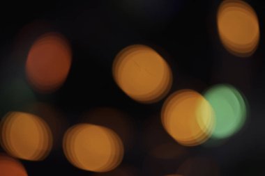 gece bulanık renkli parlak bokeh ışıkları bulanık 
