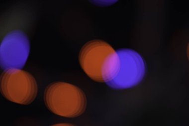 gece bulanık renkli parlak bokeh ışıkları bulanık 