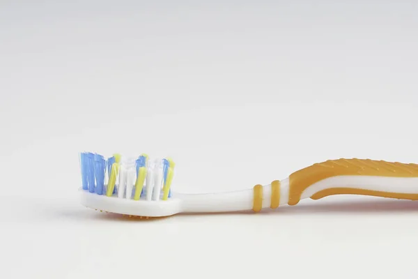 One Toothbrush Bristle Isolated Studio — Stock Photo, Image