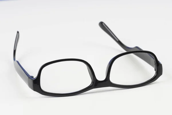 Γυαλιά Γυαλιών Πάνω Από Λευκό Φόντο — Φωτογραφία Αρχείου