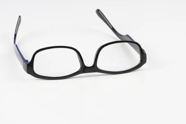 Γυαλιά Γυαλιών Πάνω Από Λευκό Φόντο — Φωτογραφία Αρχείου