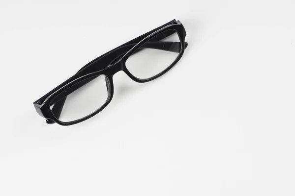 Lunettes Nerd Sur Fond Blanc — Photo