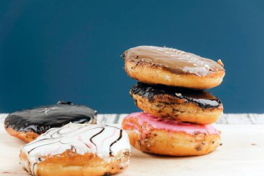 Çeşitli tatlı çörekler, farklı çörekler. 