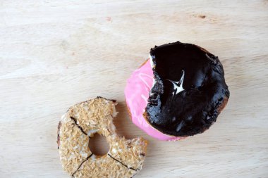 Çeşitli tatlı çörekler, farklı çörekler. 