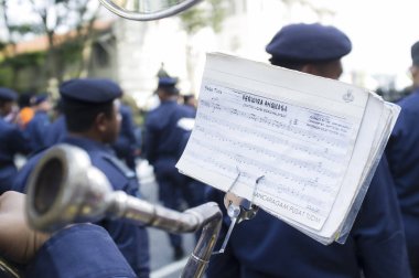 KUALA LUMPUR, MALAYSIA - 31 AĞUSTOS 2016; Merdeka Günü, Malezya 'nın Dataran Merdeka' daki Bağımsızlık Günü anısına düzenlendi..